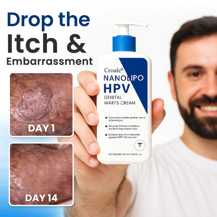 🔥FDA Approved⭐ WHO Approved🌍 Croaie® NanoLipo HPV Genital Warts Cream - No allergies🌸 quick and effective⚡️ with over 150,000 sold!📦