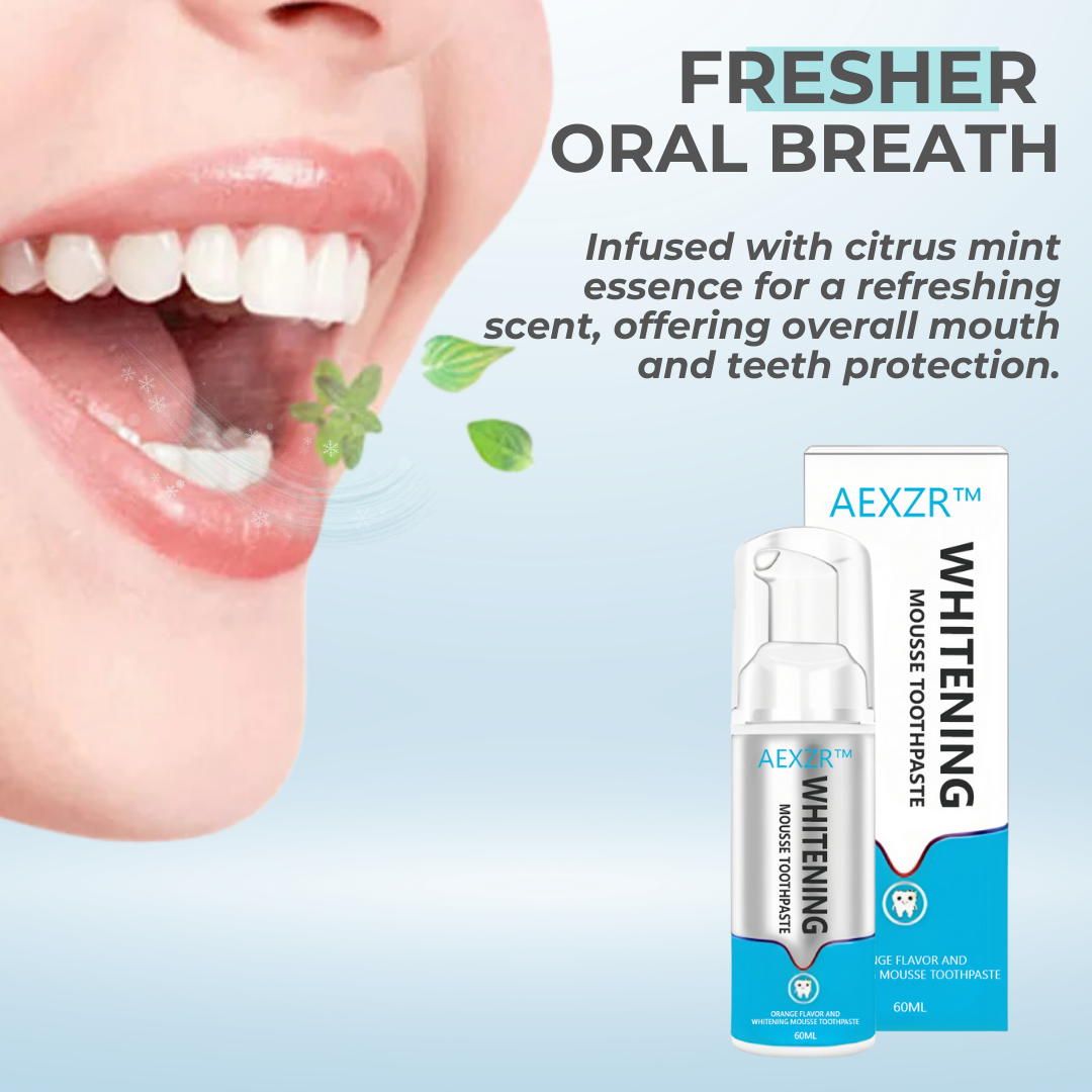 AEXZR™ Whitening Mousse Toothpaste