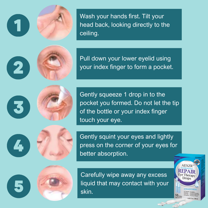 AEXZR™ REPAIR Eye Therapy Drops (10 Packs)