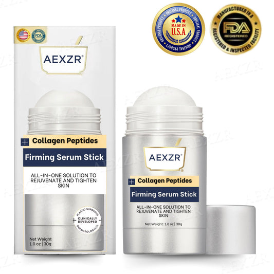 🔥FDA Approved⭐ WHO Approved🌍 AEXZR® Collagen Peptides Firming Serum Stick - Revert your skin age back to 20 years ago! 🕰️✨ Non-allergenic, non-irritating, suitable for sensitive skin. 🌿💖