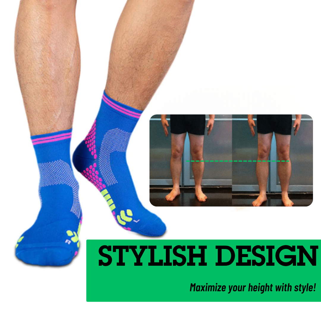 MaxiTitan™ Titanium Ion Height Booster Socks