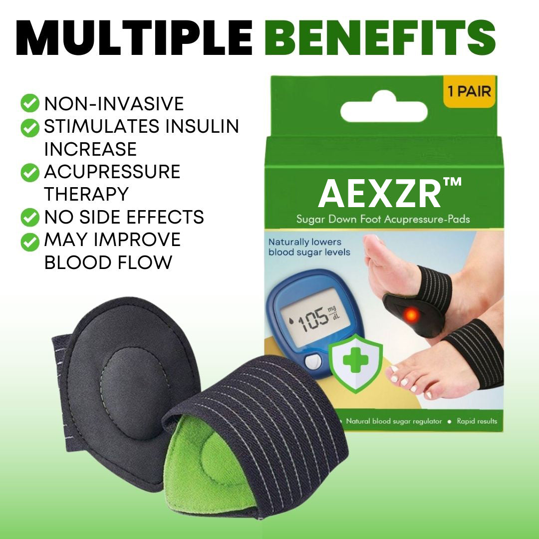 AEXZR™ Sugar Down Foot Acupressure-Pads