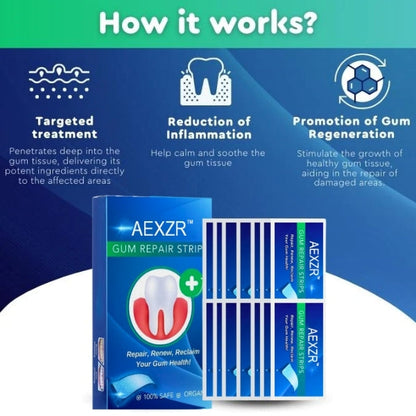 AEXZR™ Gum Repair Strips