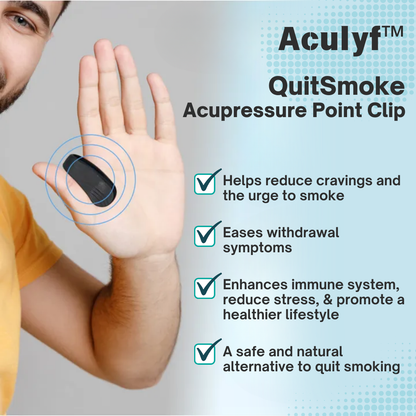 Aculyf™ QuitSmoke Acupressure Point Clip