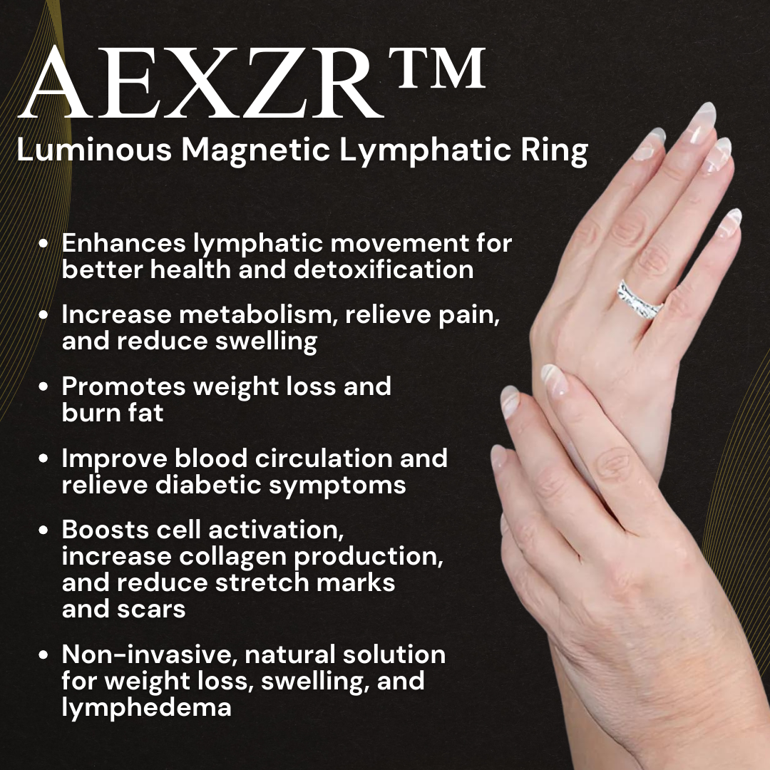 AEXZR™ Luminous Magnetic Lymphatic Ring