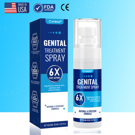🔥Limited Stock🌍 Cvreoz® Genital Treatment Spray - Brand new formula 🌟, effective with just one spray 💨, certified by multiple dermatology clinics in the United States 🇺🇸