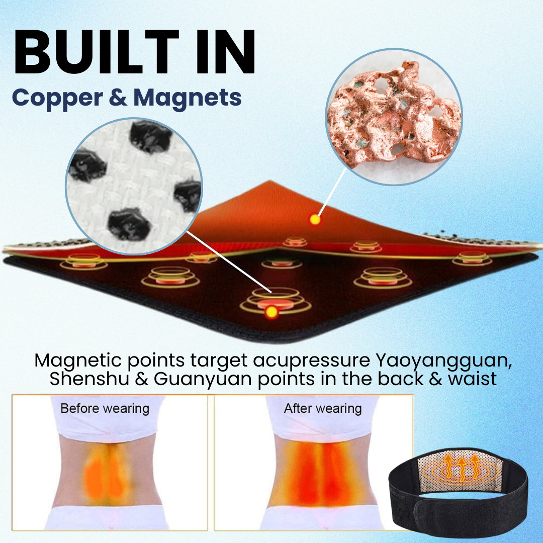 AEXZR™ Magnetic Copper Acupoint Therapy Belt