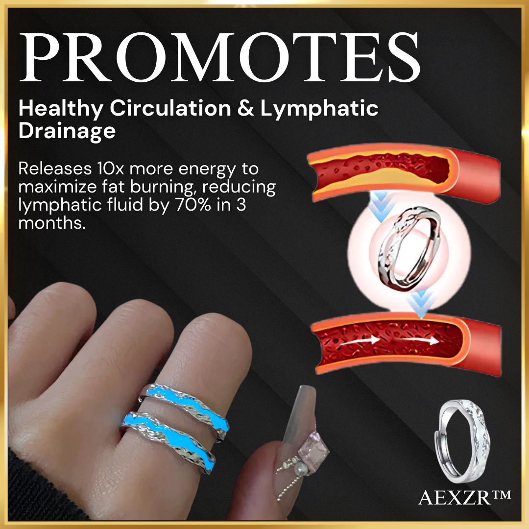 AEXZR™ Luminous Magnetic Lymphatic Ring