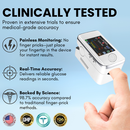 ✅Official Store| Glycenx™ Precision Glucose Monitoring Device