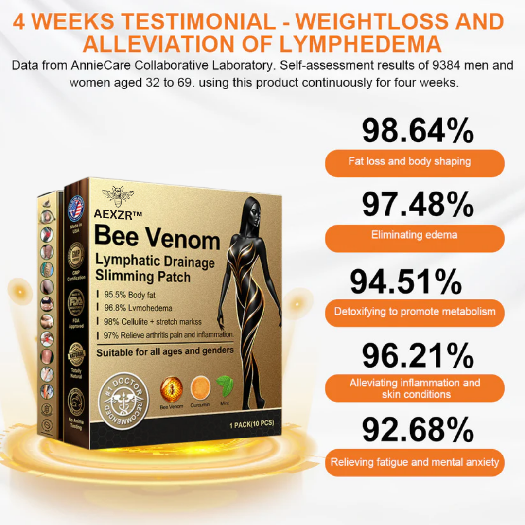 AEXZR™ Bee Venom Lymphatic Drainage Slimming Patch🐝🐝