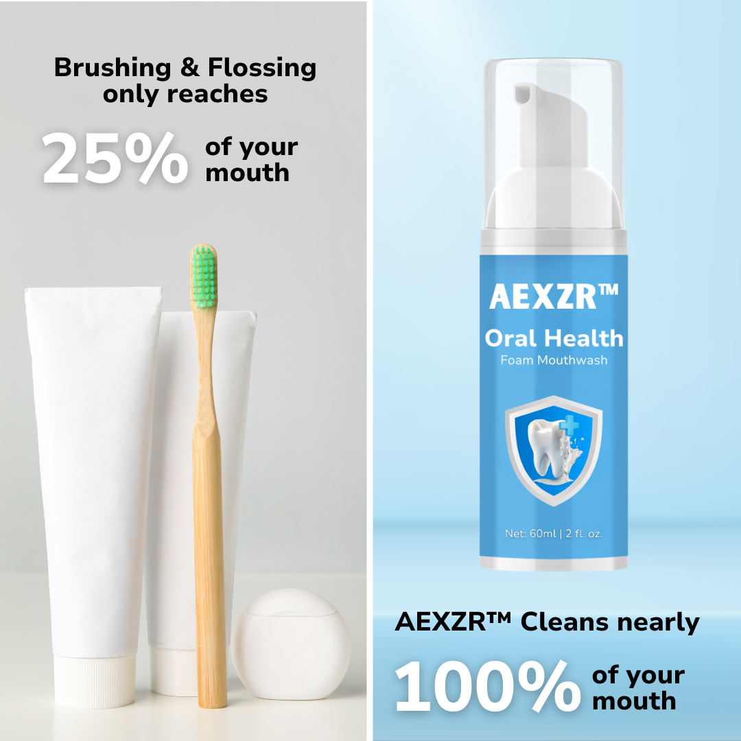 AEXZR™ Oral Health Foam Mouthwash