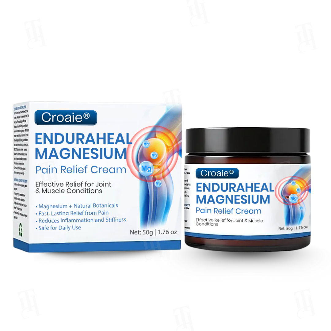 🔥FDA Approved⭐ WHO Approved🌍 Croaie® EnduraHeal Magnesium Pain Relief Cream - Treats Arthritis, Neuropathy Rheumatism, Sports Injuries & More✅