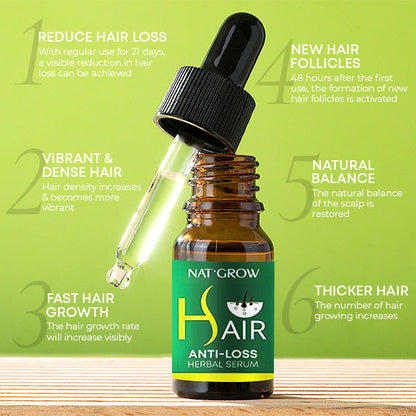 Nat'grow Hair Anti-Loss Herbal Serum