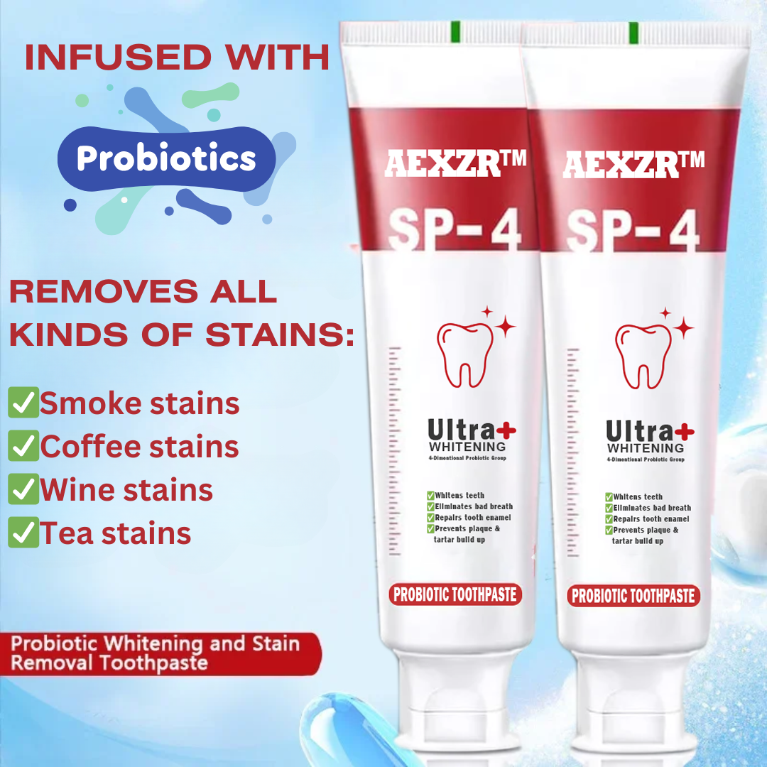 AEXZR™ SP-4 Whitening Probiotic Toothpaste