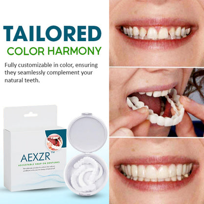 AEXZR™ Adjustable Snap-On Dentures