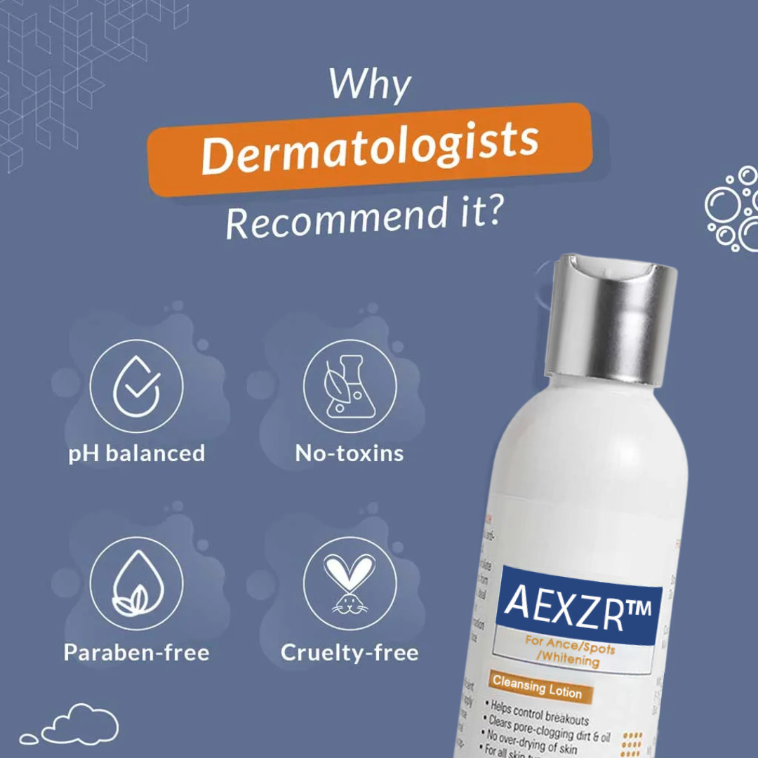 AEXZR™ Cleansing Lotion for Acne & Spots